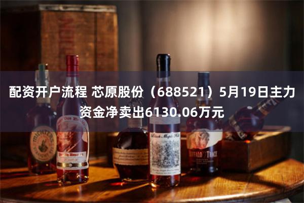 配资开户流程 芯原股份（688521）5月19日主力资金净卖出6130.06万元