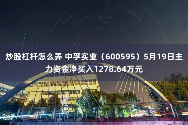 炒股杠杆怎么弄 中孚实业（600595）5月19日主力资金净买入1278.64万元