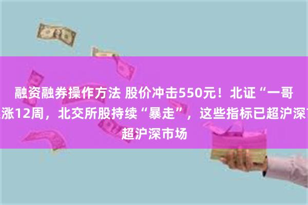 融资融券操作方法 股价冲击550元！北证“一哥”连涨12周，北交所股持续“暴走”，这些指标已超沪深市场