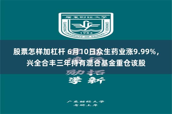 股票怎样加杠杆 6月10日众生药业涨9.99%，兴全合丰三年持有混合基金重仓该股